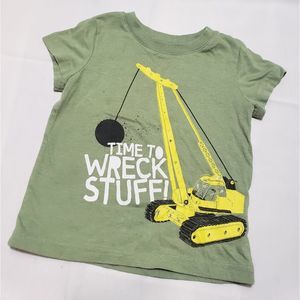 Cat & Jack 12mo 'Time to Wreck Stuff' Tshirt